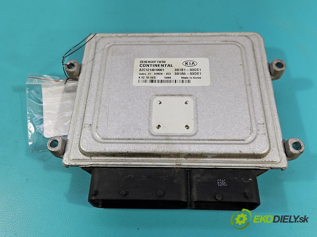 Kia Niro I 2016-2022 1.6 GDI 105 HP automatic 77 kW 1580 cm3 5- riadiaca jednotka motora 391B1-03DE1