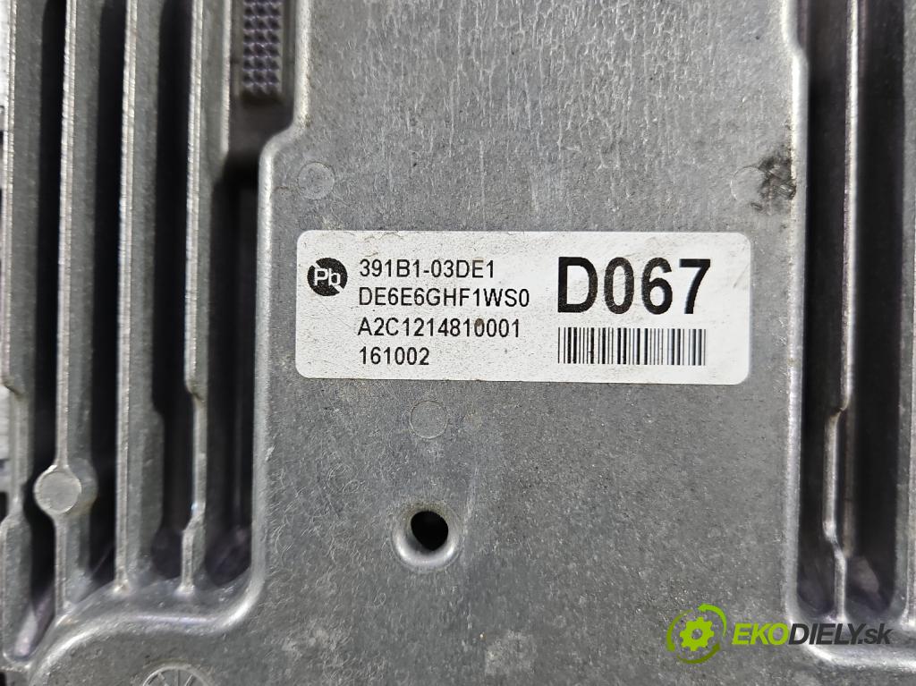 Kia Niro I 2016-2022 1.6 GDI 105 HP automatic 77 kW 1580 cm3 5- riadiaca jednotka motora 391B1-03DE1