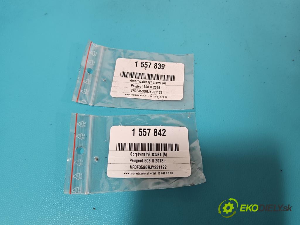 Peugeot 508 II 2018- 1.6 224hp automatic 165 kW 1598 cm3 5- pružina zadné 0387