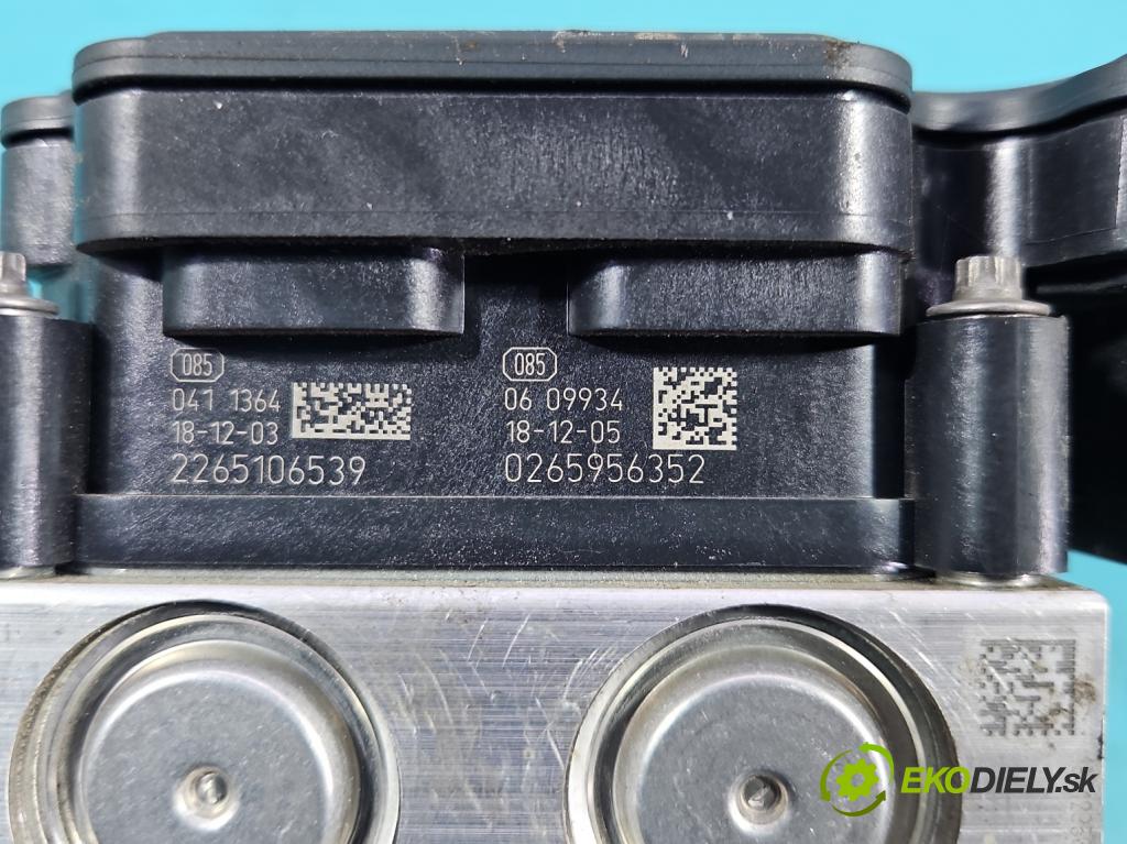 Peugeot 508 II 2018- 1.6 224hp automatic 165 kW 1598 cm3 5- čerpadlo abs 0265956352 (Pumpa ABS)