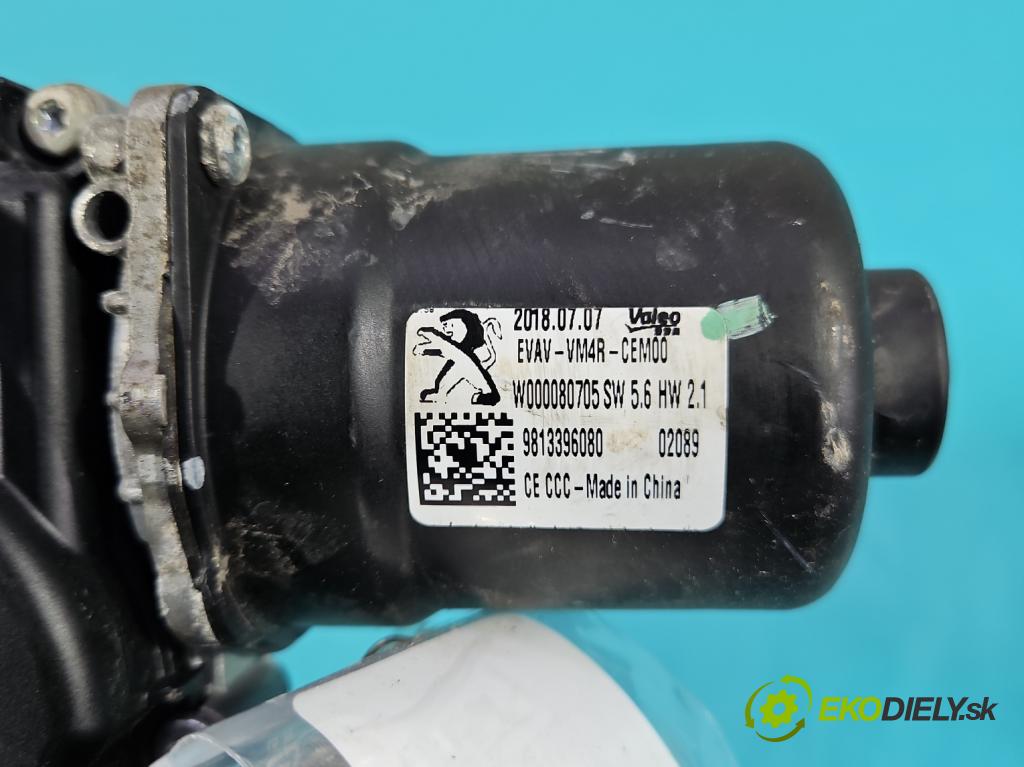 Peugeot 508 II 2018- 1.6 224 hp automatic 165 kW 1598 cm3 5- motor stěračů přední 9813396080