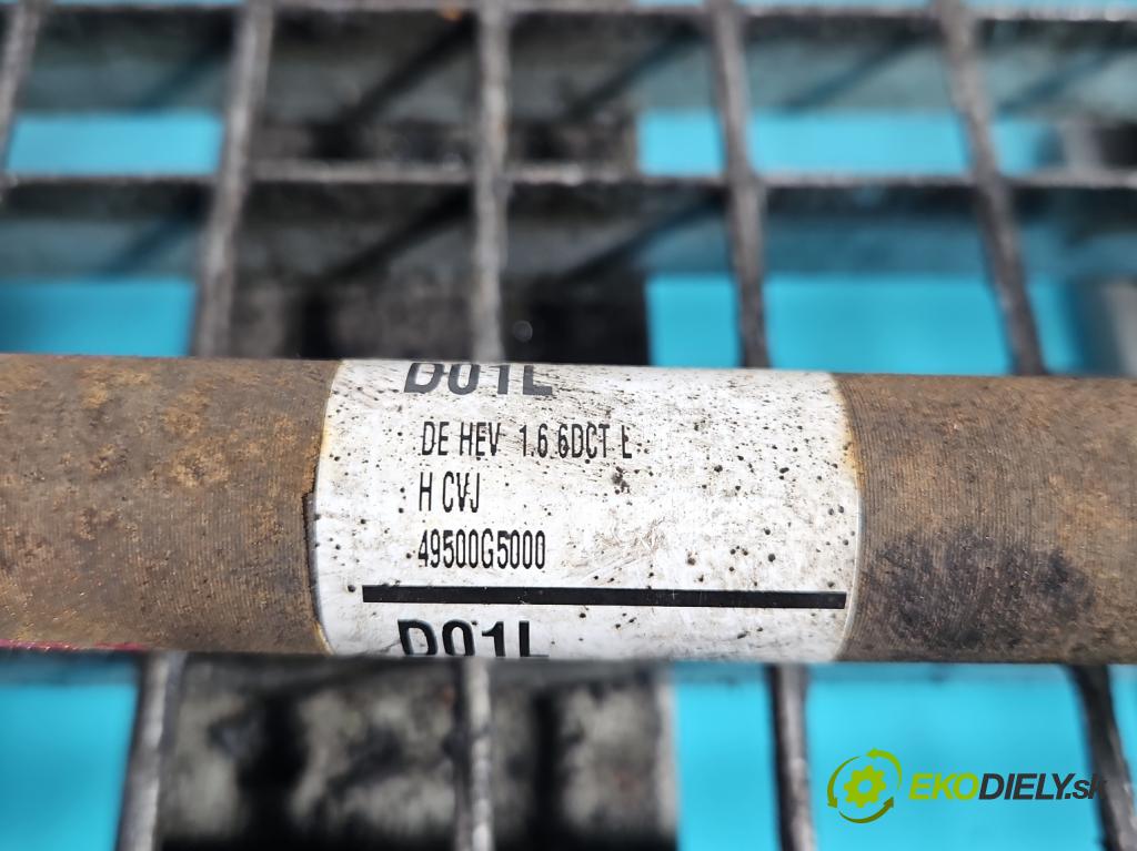 Kia Niro I 2016-2022 1.6 GDI 105 HP automatic 77 kW 1580 cm3 5- poloos predné ľavé 49500G5000