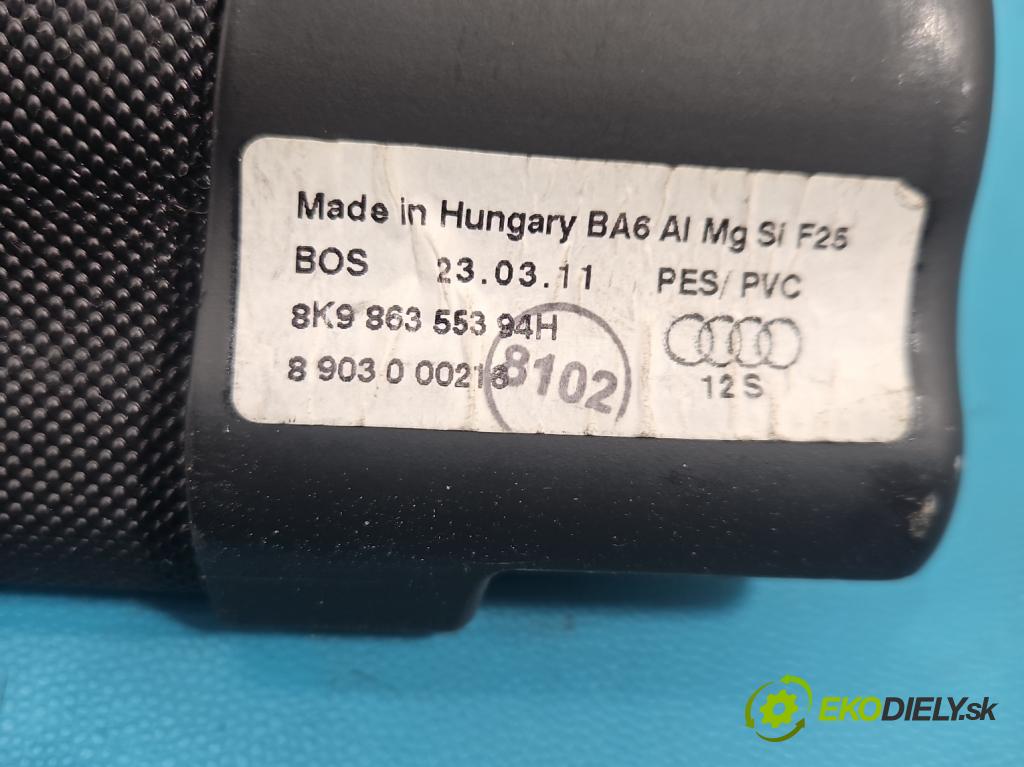 Audi A4 B8 2007-2015 2.0 tdi 143 hp manual 105 kW 1968 cm3 5- roleta 8K986355394H (Roleta zavazadlového prostoru)