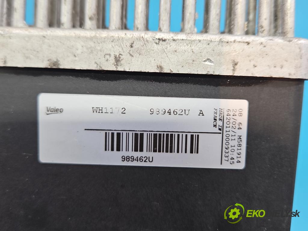 Audi A4 B8 2007-2015 2.0 tdi 143 HP manual 105 kW 1968 cm3 5- Relé: ventilátoru 989462U