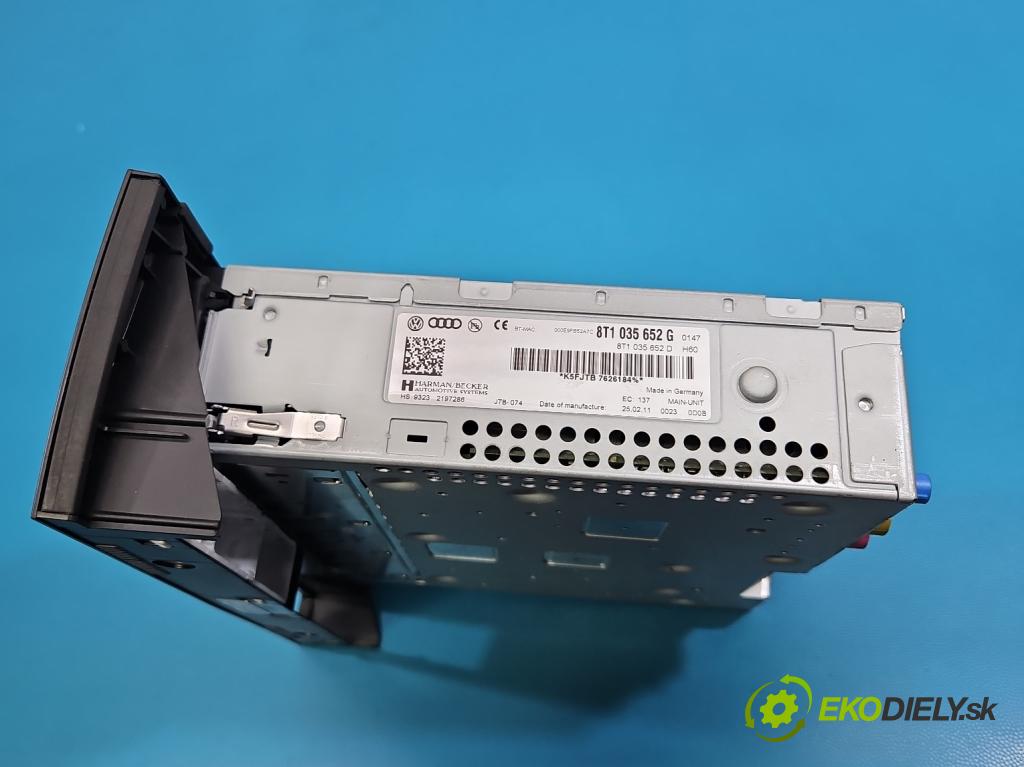 Audi A4 B8 2007-2015 2.0 tdi 143 HP manual 105 kW 1968 cm3 5- Navigácia: čítačka 8T1035652G