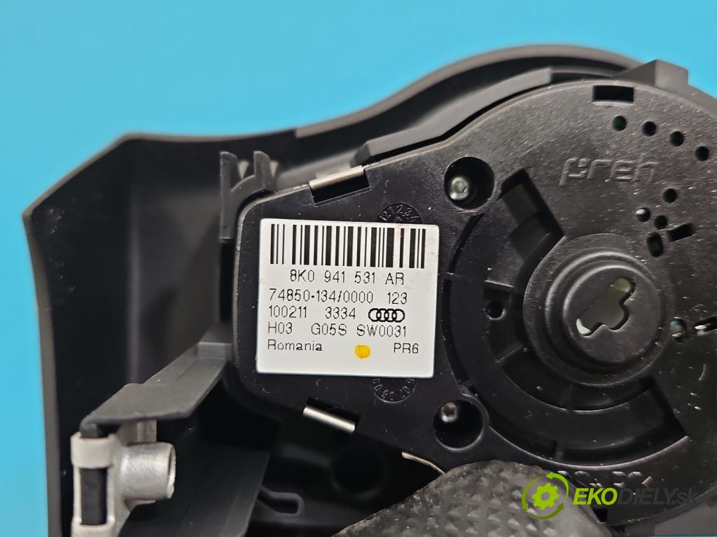 Audi A4 B8 2007-2015 2.0 tdi 143 HP manual 105 kW 1968 cm3 5- prepínač světla: na doska: 8K0941531AR