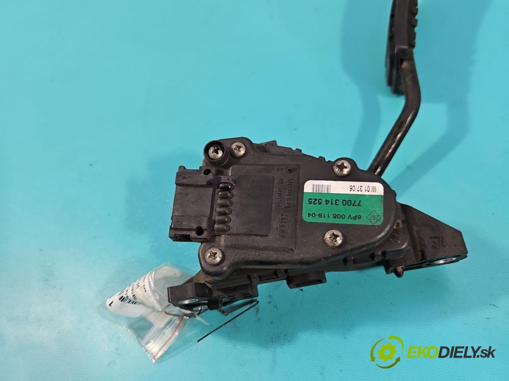 Renault Master II 1998-2010 2.5 dci 114 HP manual 84 kW 2463 cm3 5- pedal plyn potenciometr: 7700314525