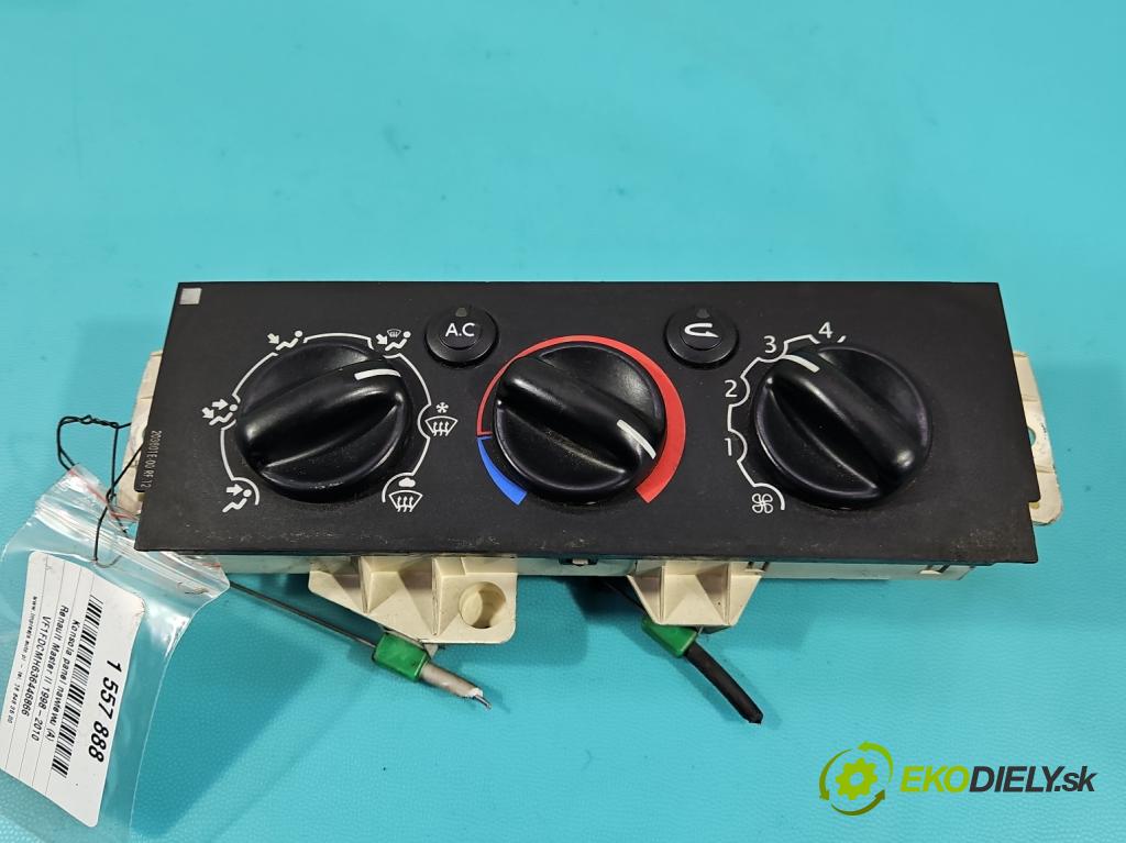 Renault Master II 1998-2010 2.5 dci 114 HP manual 84 kW 2463 cm3 5- panel kúrenia 