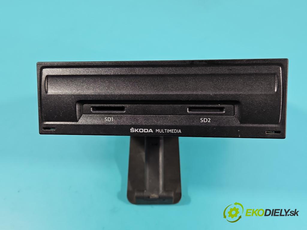 Skoda Octavia III 2013- 2.0 TSI 190 HP automatic 140 kW 1984 cm3 5- Navigácia: čítačka 5Q0035864C