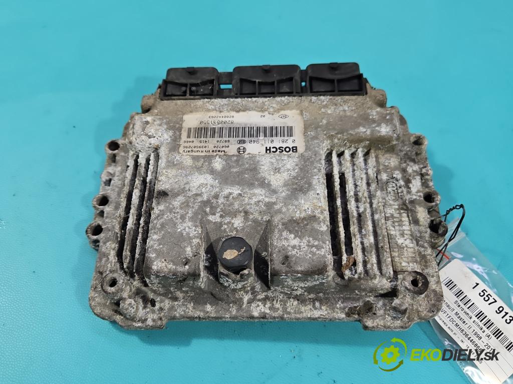 Renault Master II 1998-2010 2.5 dci 114 HP manual 84 kW 2463 cm3 5- riadiaca jednotka motora 0281011940