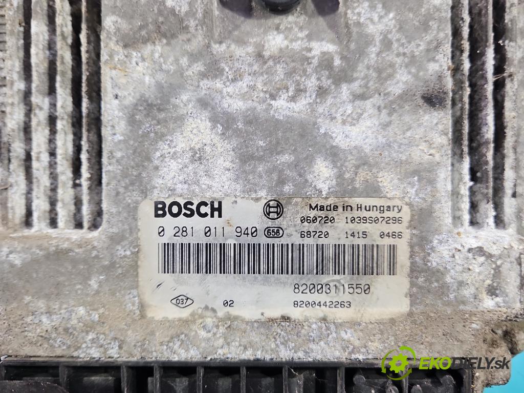 Renault Master II 1998-2010 2.5 dci 114 HP manual 84 kW 2463 cm3 5- riadiaca jednotka motora 0281011940