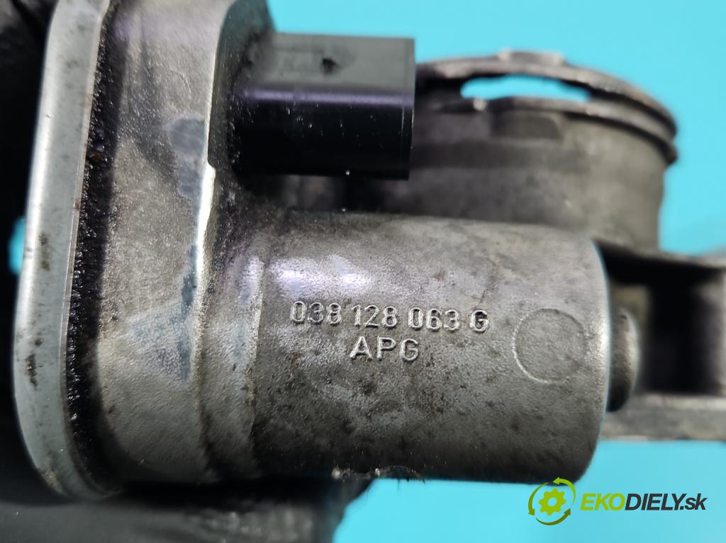 Audi A3 8P 2003-2012 2.0 tdi 140 hp manual 103 kW 1968 cm3 3- škrticí klapka 038128063G (Škrticí klapka)