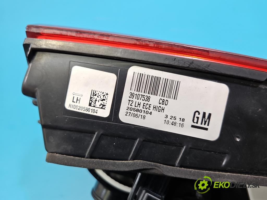 Opel Insignia B 2017-2022 2.0 T 260 hp automatic 191 kW 1998 cm3 5- světlo zadní levé 39107538 (Klika dveří ostatní)