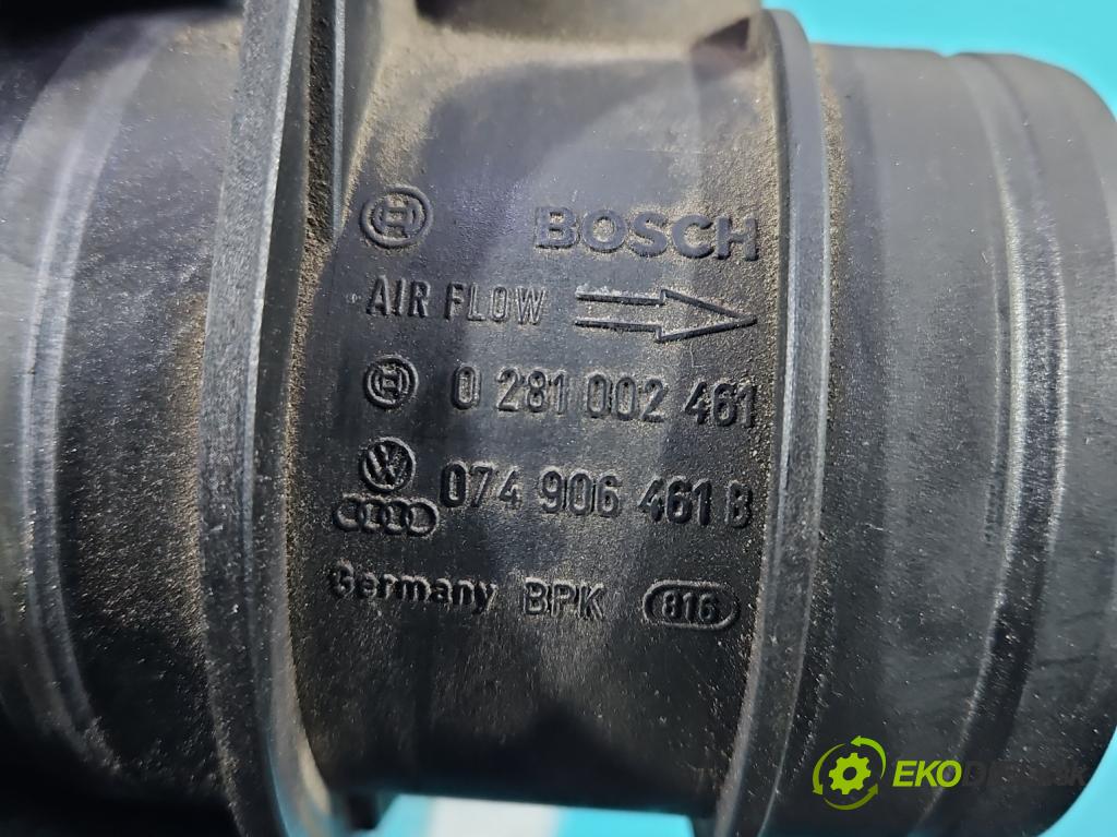 Audi A4 B6 2000-2004 1.9 tdi 116 hp manual 85 kW 1896 cm3 5- váha vzduchu 0281002461 (Snímač hmotnosti vzduchu)