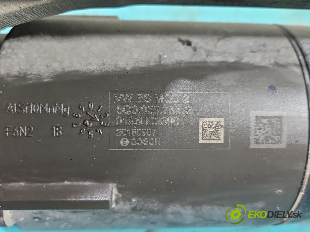 Skoda Octavia III 2013- 2.0 TSI 190 HP automatic 140 kW 1984 cm3 5- Ozubené kolo: volant 5Q1423050AN