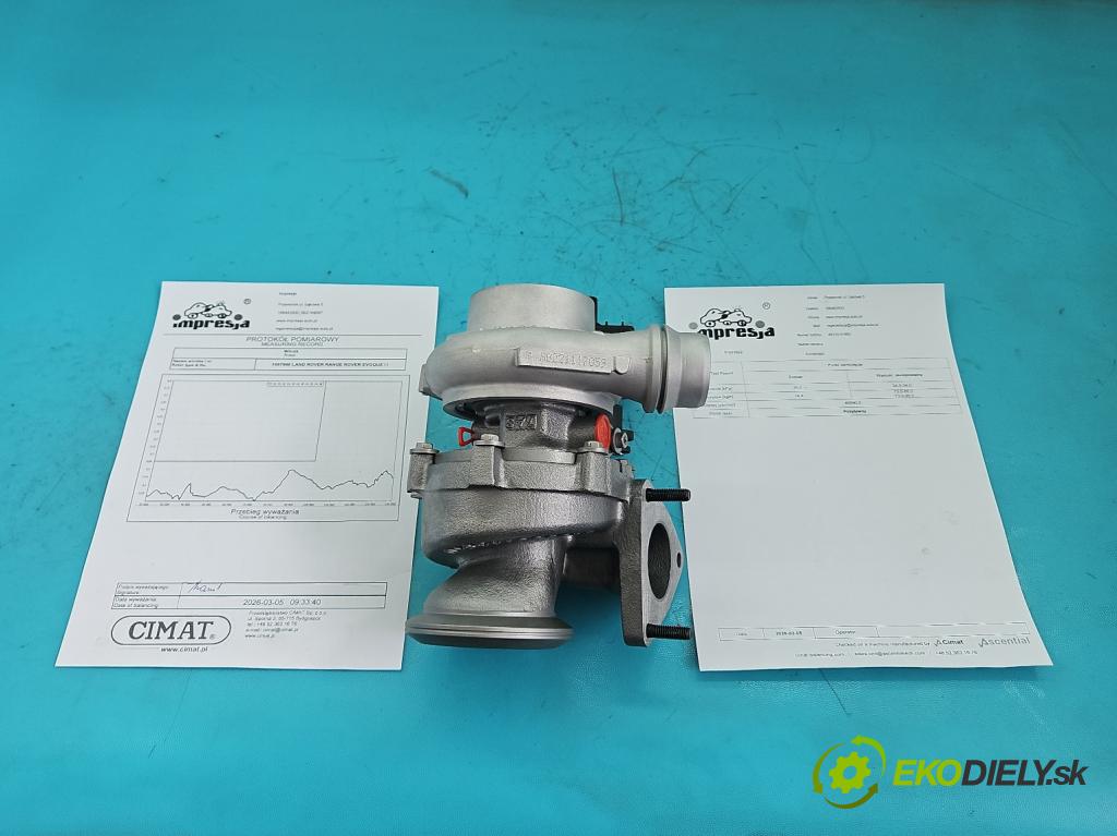 Land rover Range Rover Evoque I 2011-2018 2.0 td 150 HP automatic 110 kW 1999 cm3 5- turbodúchadlo, turbo repasovaná 49335-01960