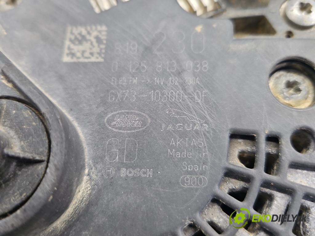 Land rover Range Rover Evoque I 2011-2018 2.0 td 150 hp automatic 110 kW 1999 cm3 5- Alternator 0125813038 (Alternátor)