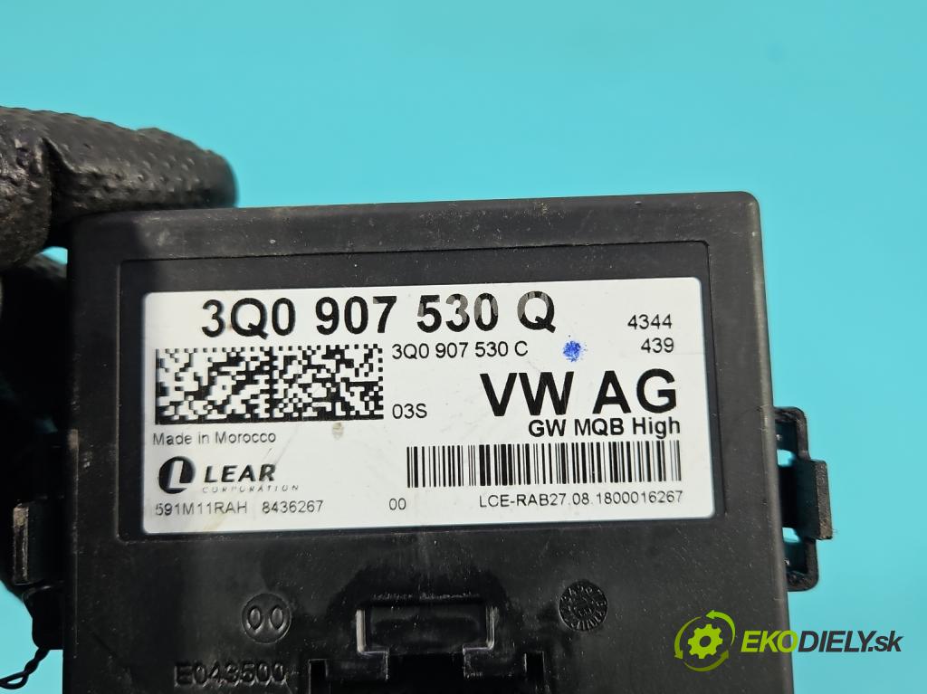 Skoda Octavia III 2013- 2.0 TSI 190 HP automatic 140 kW 1984 cm3 5- riadiaca jednotka ostatné 3Q0907530Q