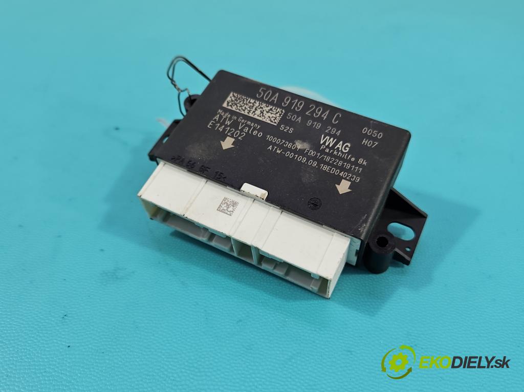 Skoda Octavia III 2013- 2.0 TSI DKZA: 190 HP automatic 140 kW 1984 cm3 5- riadiaca jednotka parkovaní: 5QA919294C