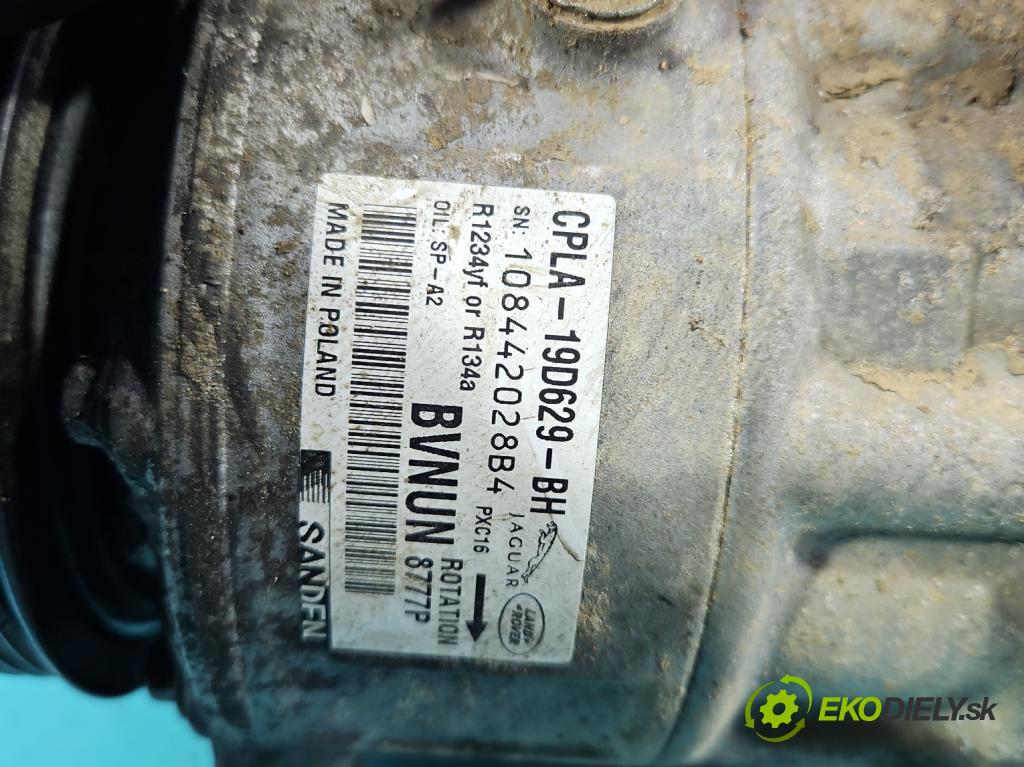 Land rover Range Rover Evoque I 2011-2018 2.0 td 150 hp automatic 110 kW 1999 cm3 5- Kompresor: klíma CPLA-19D629-BH (Kompresor klimatizace)