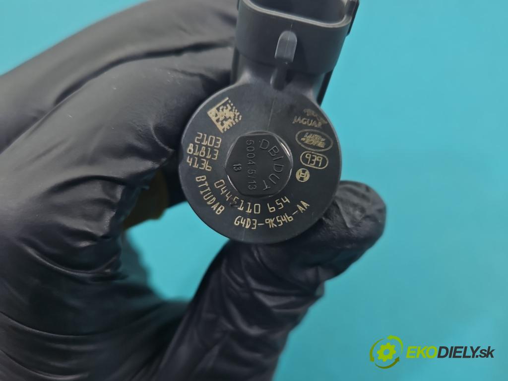 Land rover Range Rover Evoque I 2011-2018 2.0 td 150 hp automatic 110 kW 1999 cm3 5- vstřikovač 0445110654 (Vstřikovač paliva)