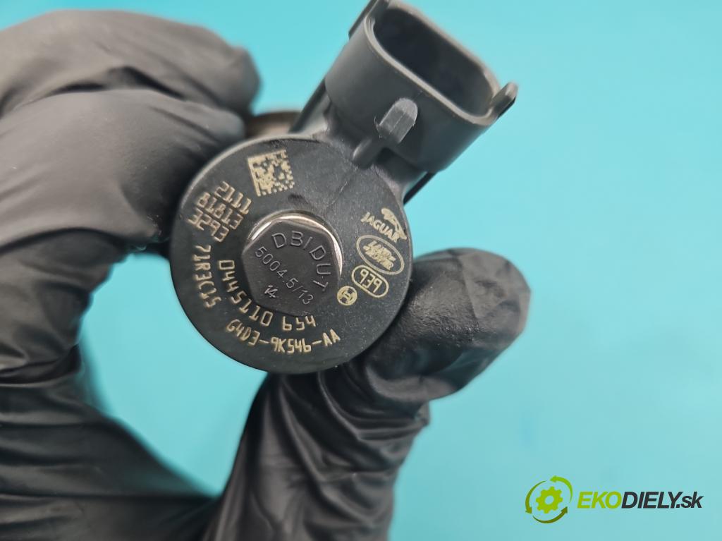 Land rover Range Rover Evoque I 2011-2018 2.0 td 150 hp automatic 110 kW 1999 cm3 5- vstřikovač 0445110654 (Vstřikovač paliva)