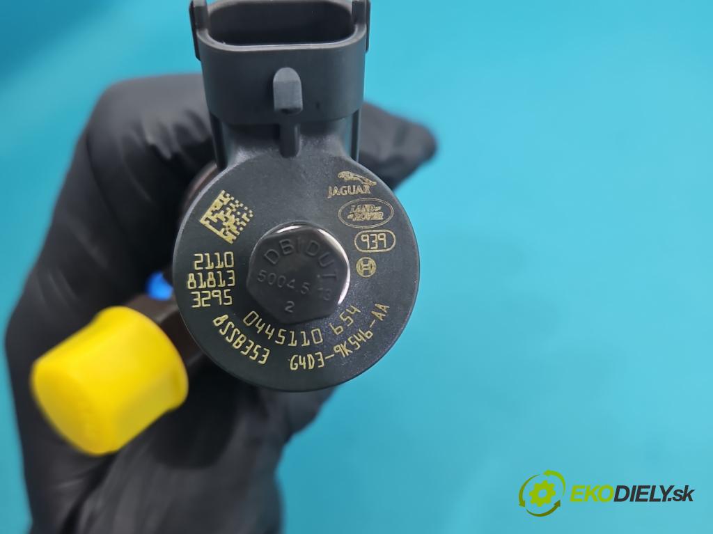 Land rover Range Rover Evoque I 2011-2018 2.0 td 150 hp automatic 110 kW 1999 cm3 5- vstřikovač 0445110654 (Vstřikovač paliva)