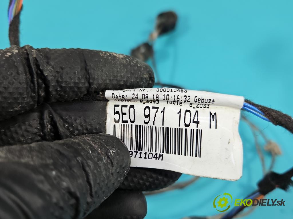 Skoda Octavia III 2013- 2.0 TSI 190 hp automatic 140 kW 1984 cm3 5- snímač parkování 5Q0919275C