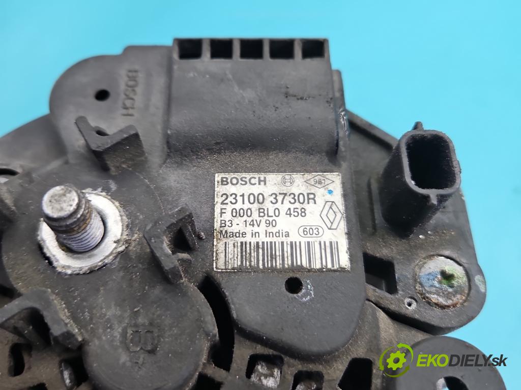 Renault Clio IV 2012-2020 1.2 16V 73 hp manual 54 kW 1149 cm3 5- Alternator 231003730R (Alternátor)