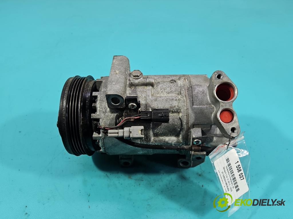 Renault Clio IV 2012-2020 1.2 16V 73 hp manual 54 kW 1149 cm3 5- Kompresor: klíma  (Kompresor klimatizace)