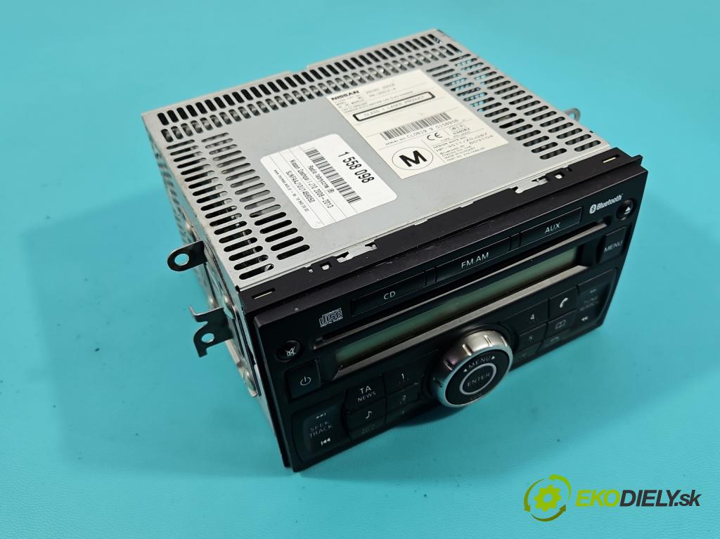 Nissan Qashqai I J10 2006-2013 1.6 16V 114 HP manual 84 kW 1598 cm3 5- Radio originál 28185JD05A