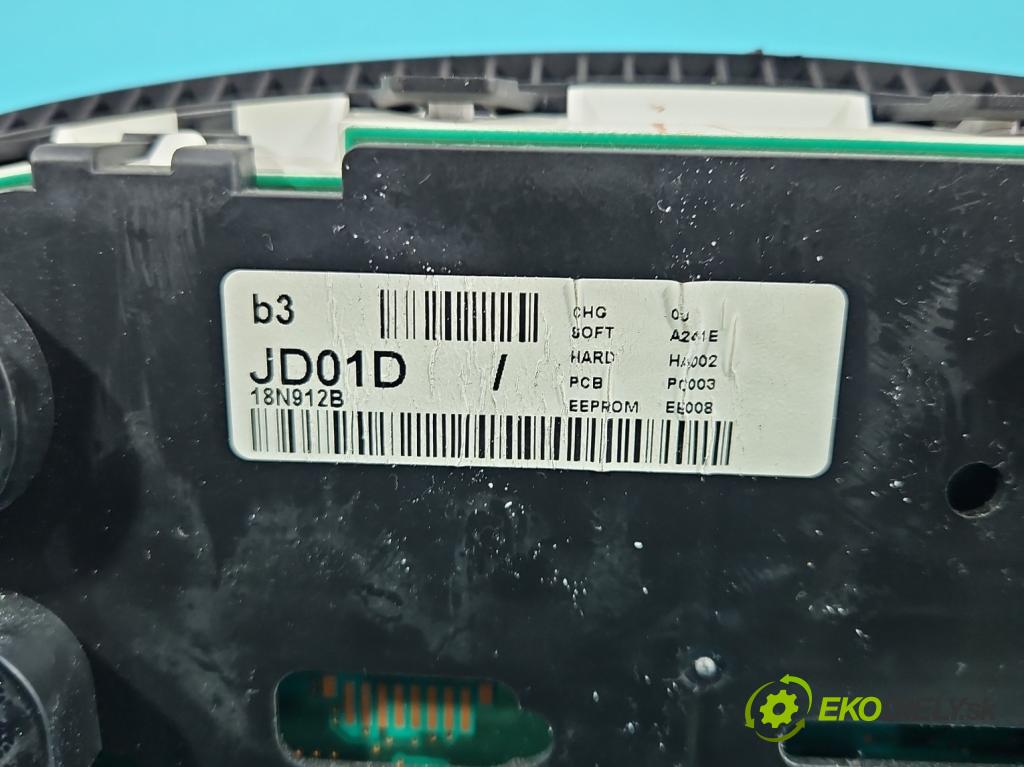Nissan Qashqai I J10 2006-2013 1.6 16V 114 hp manual 84 kW 1598 cm3 5- Přístrojová deska JD01D 18N912B (Přístrojová deska)