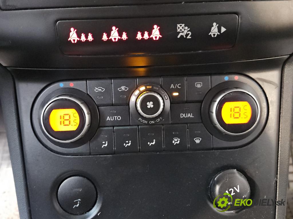 Nissan Qashqai I J10 2006-2013 1.6 16V 114 hp manual 84 kW 1598 cm3 5- palubní deska panel topení 27500-JD40C