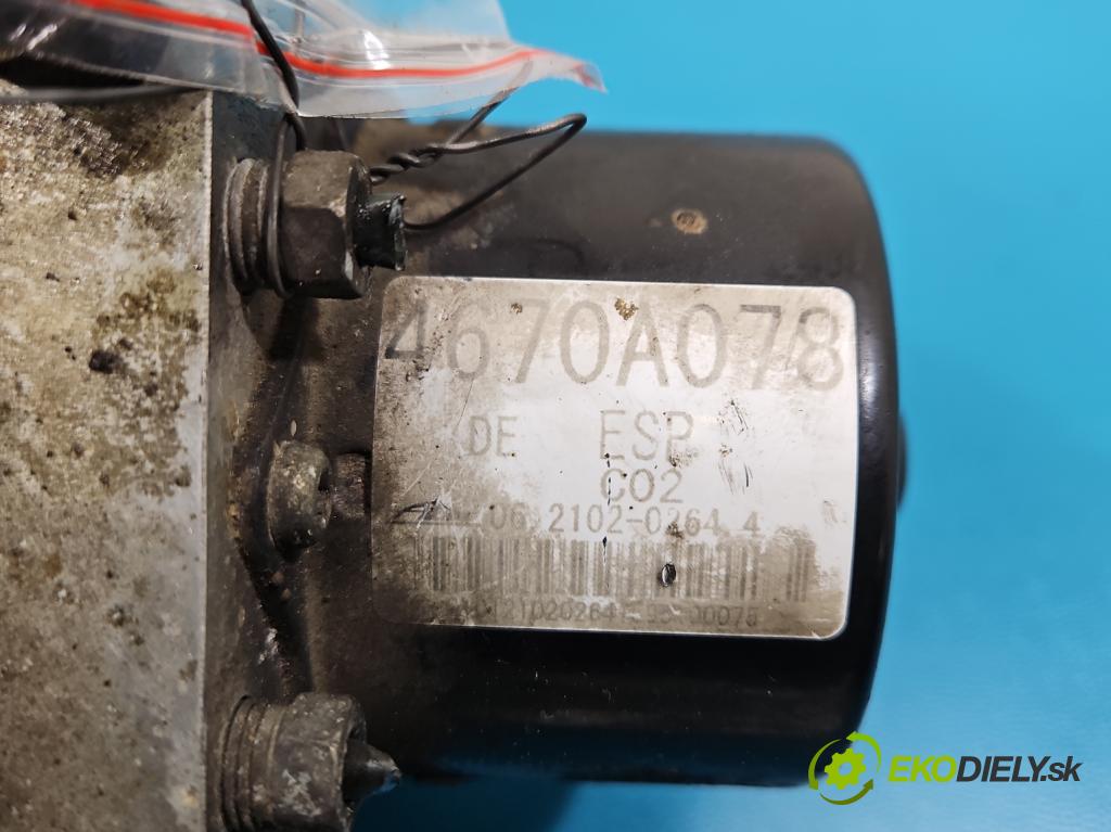 Mitsubishi Grandis 2.0 DID 136 HP manual 100 kW 1968 cm3 5- čerpadlo abs 4670A078 (Pumpa ABS)