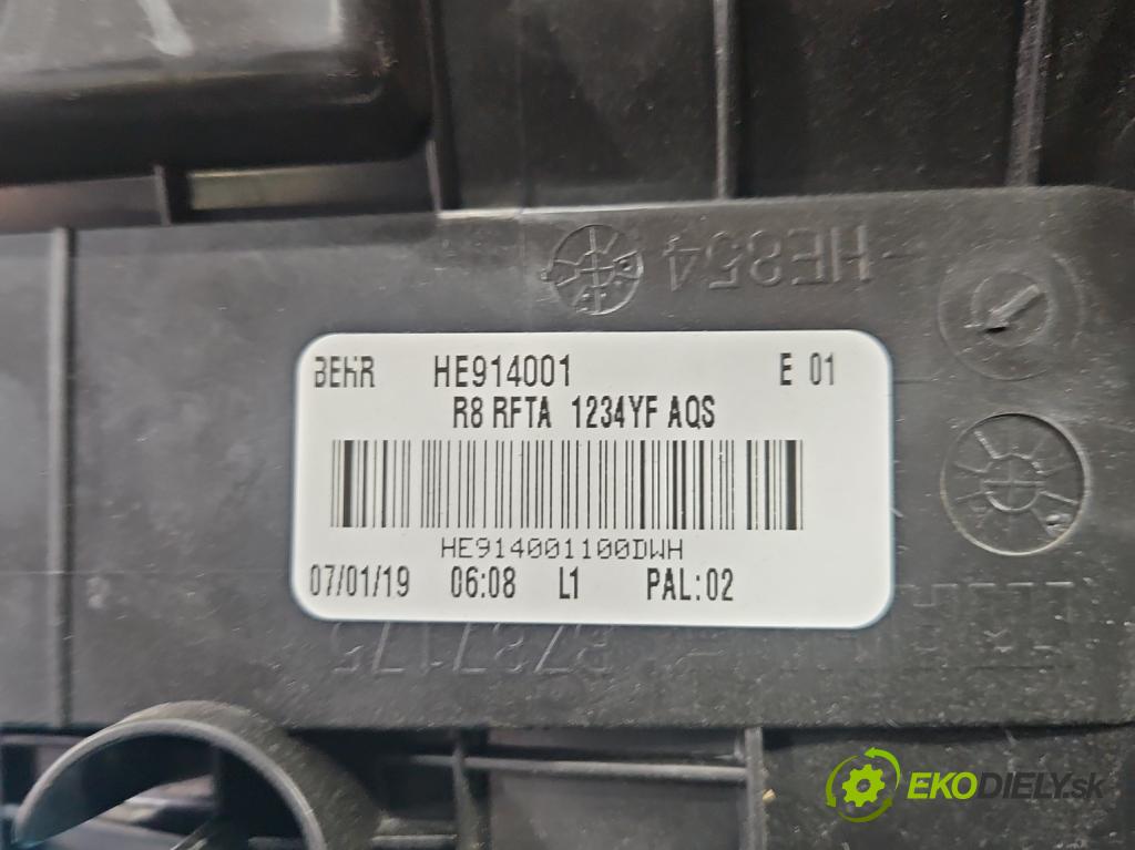 Peugeot 508 II 2018- 1.6 224 hp automatic 165 kW 1598 cm3 5- radiátor 9814010080 (Radiátor topení)