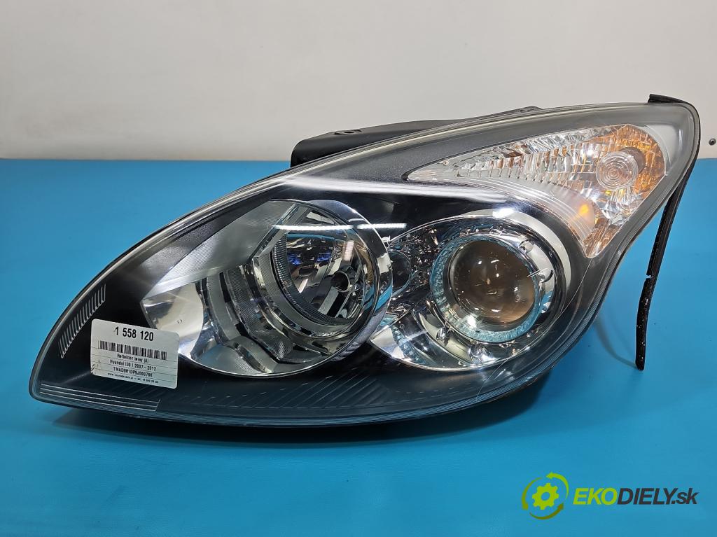 Hyundai I30 I 2007-2012 1.6 16V 126 HP manual 92.7 kW 1591 cm3 5- Reflektor: ľavý 92101-2R000 (Kľučka dverí ostatné)