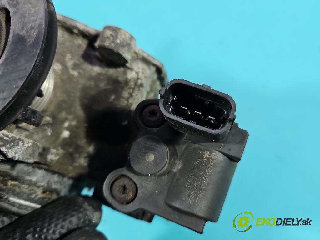 Hyundai I30 I 2007-2012 1.6 16V 126 hp manual 92.7 kW 1591 cm3 5- škrticí klapka 35100-2B000 (Škrticí klapka)