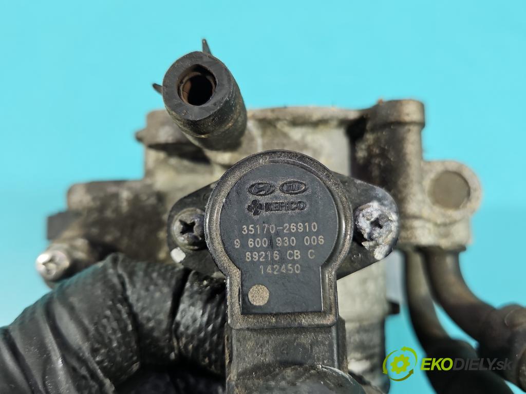 Hyundai I30 I 2007-2012 1.6 16V 126 hp manual 92.7 kW 1591 cm3 5- škrticí klapka 35100-2B000 (Škrticí klapka)