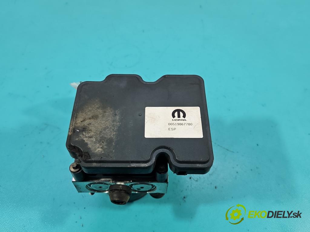 Fiat Tipo II 2015- 1.4 16V 95 HP manual 70 kW 1368 cm3 4- čerpadlo abs 0265956414 (Pumpa ABS)