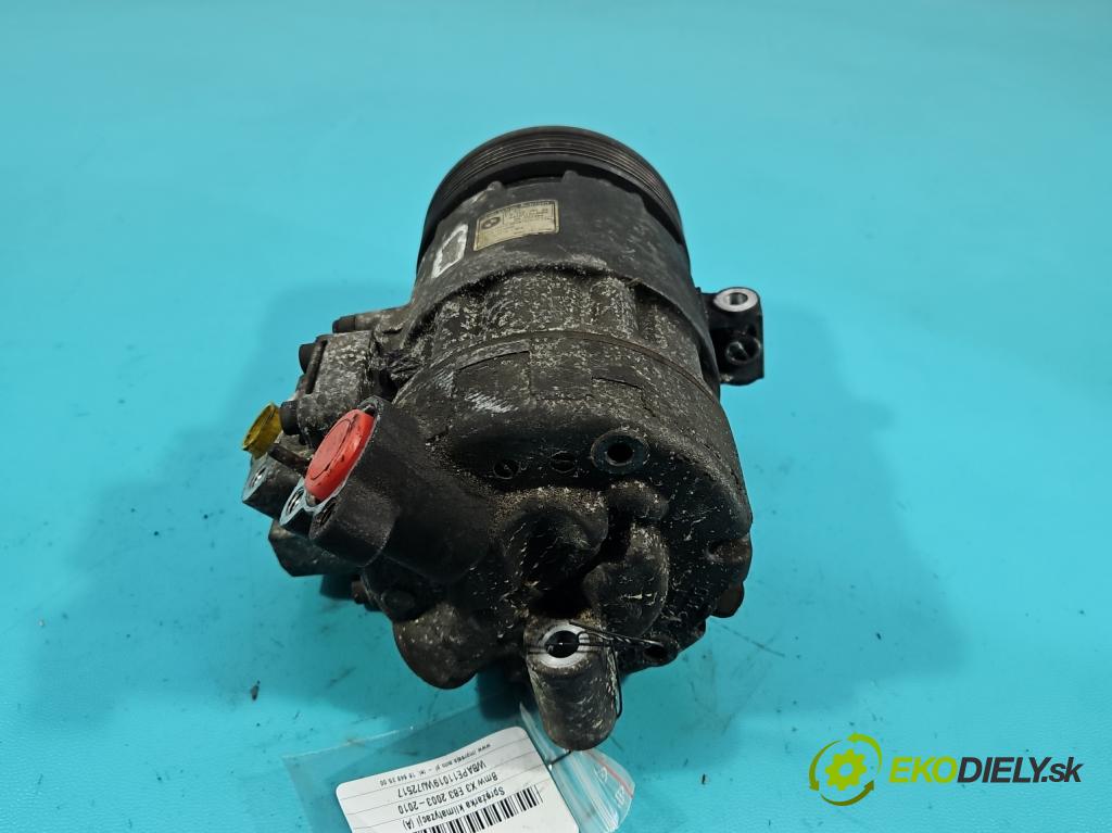 Bmw X3 E83 2003-2010 2.0d 177 hp manual 130 kW 1995 cm3 5- Kompresor: klíma 9182797 (Kompresor klimatizace)