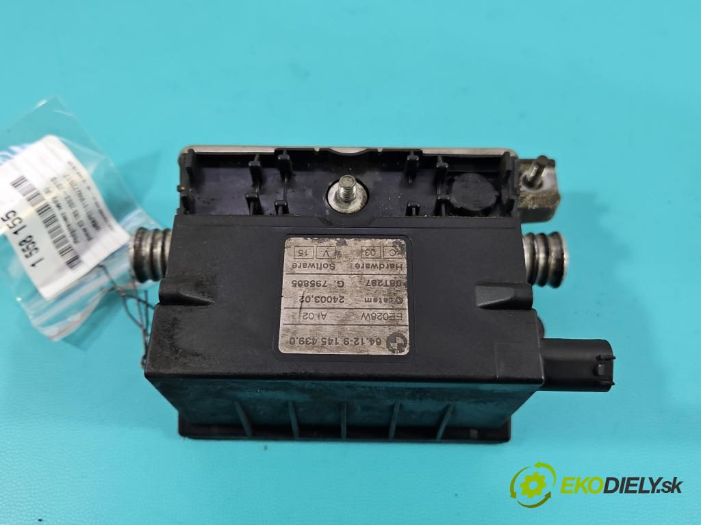 Bmw X3 E83 2003-2010 2.0d 177 HP manual 130 kW 1995 cm3 5- Ohrievač: voda: 795865 (Ohrievanie, ventilácia)