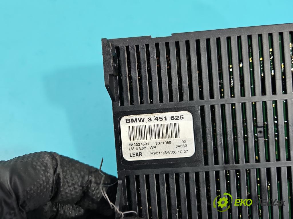 Bmw X3 E83 2003-2010 2.0d 177 hp manual 130 kW 1995 cm3 5- řídící jednotka 3451625
