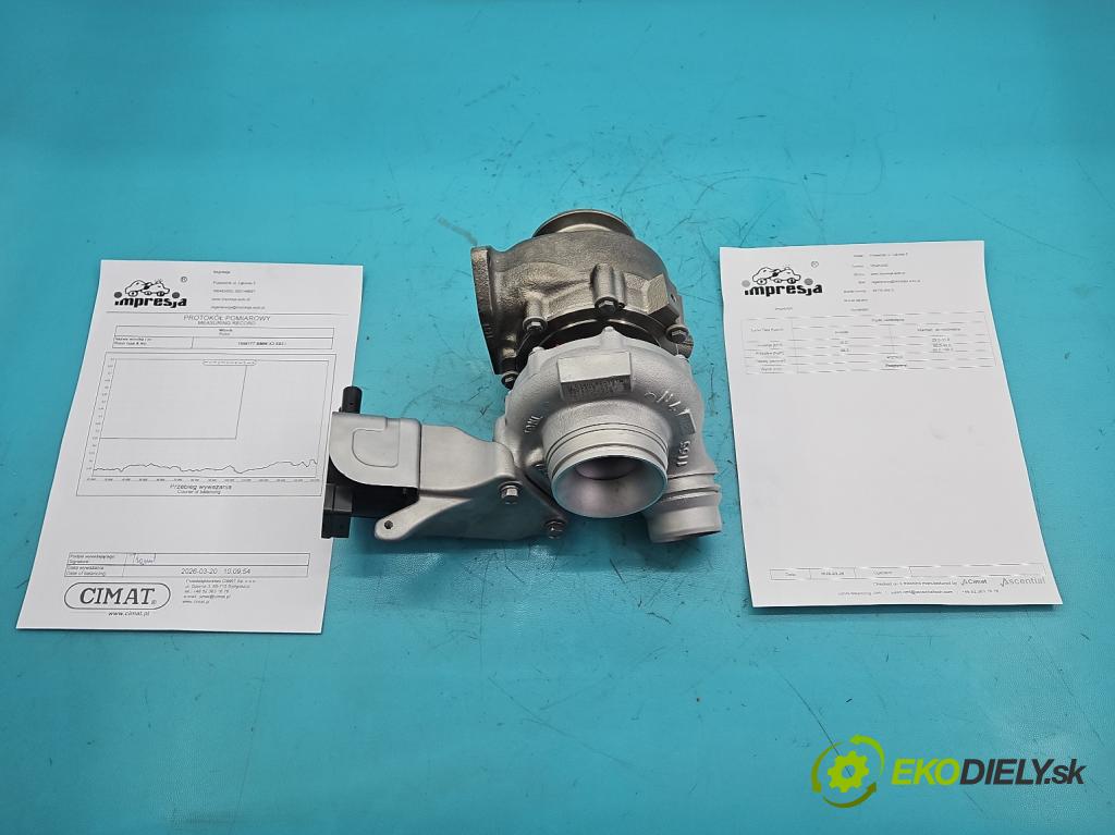 Bmw X3 E83 2003-2010 2.0d 177 HP manual 130 kW 1995 cm3 5- turbodúchadlo, turbo repasovaná 49135-05875
