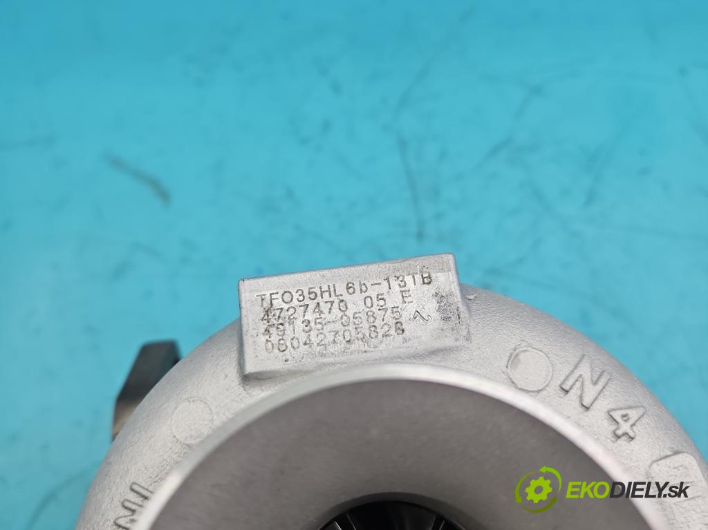 Bmw X3 E83 2003-2010 2.0d 177 HP manual 130 kW 1995 cm3 5- turbodúchadlo, turbo repasovaná 49135-05875