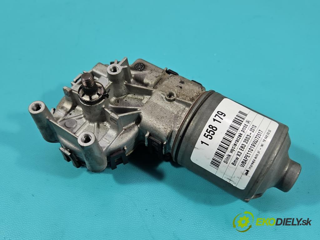 Bmw X3 E83 2003-2010 2.0d 177 hp manual 130 kW 1995 cm3 5- motor stěračů přední 0390241712