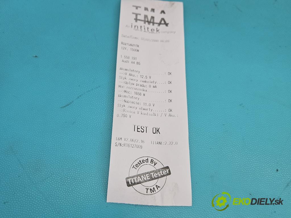 Audi A4 B6 2000-2004 1.9 tdi 116 HP manual 85 kW 1896 cm3 5- štartér (Štartér)