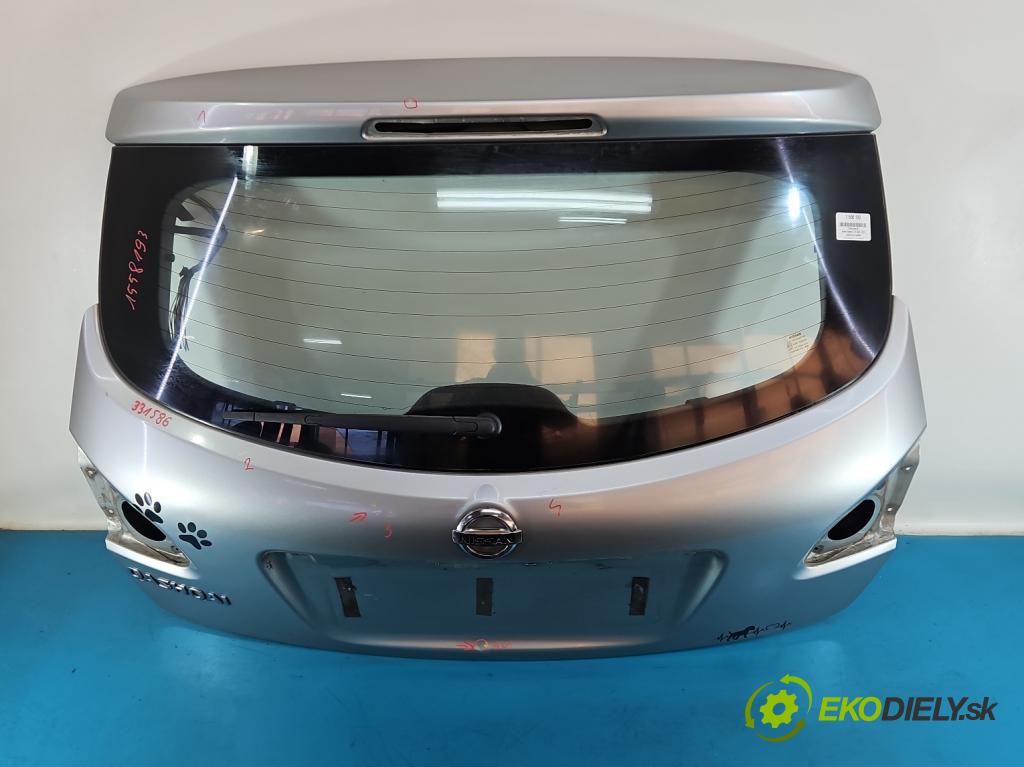 Nissan Qashqai I J10 2006-2013 1.6 16V 114 HP manual 84 kW 1598 cm3 5- zadna kufor  (Kapota zadná (kufor))