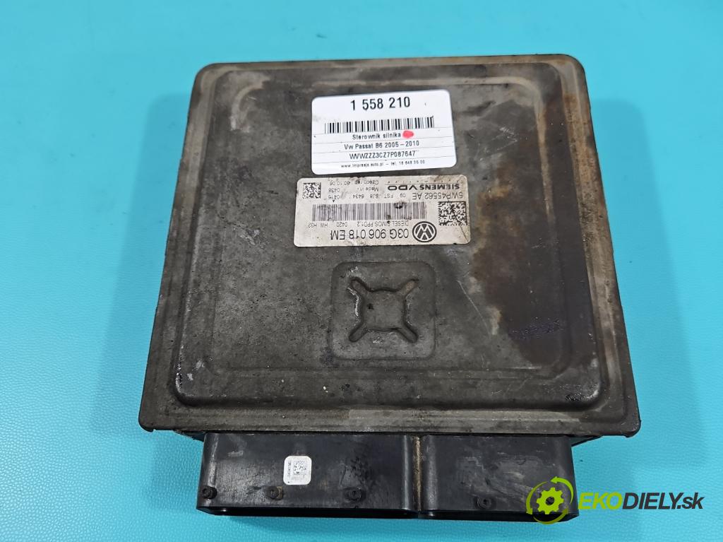 Vw Passat B6 2005-2010 2.0 tdi 170 HP automatic 125 kW 1968 cm3 4- riadiaca jednotka motora 03G906018EM