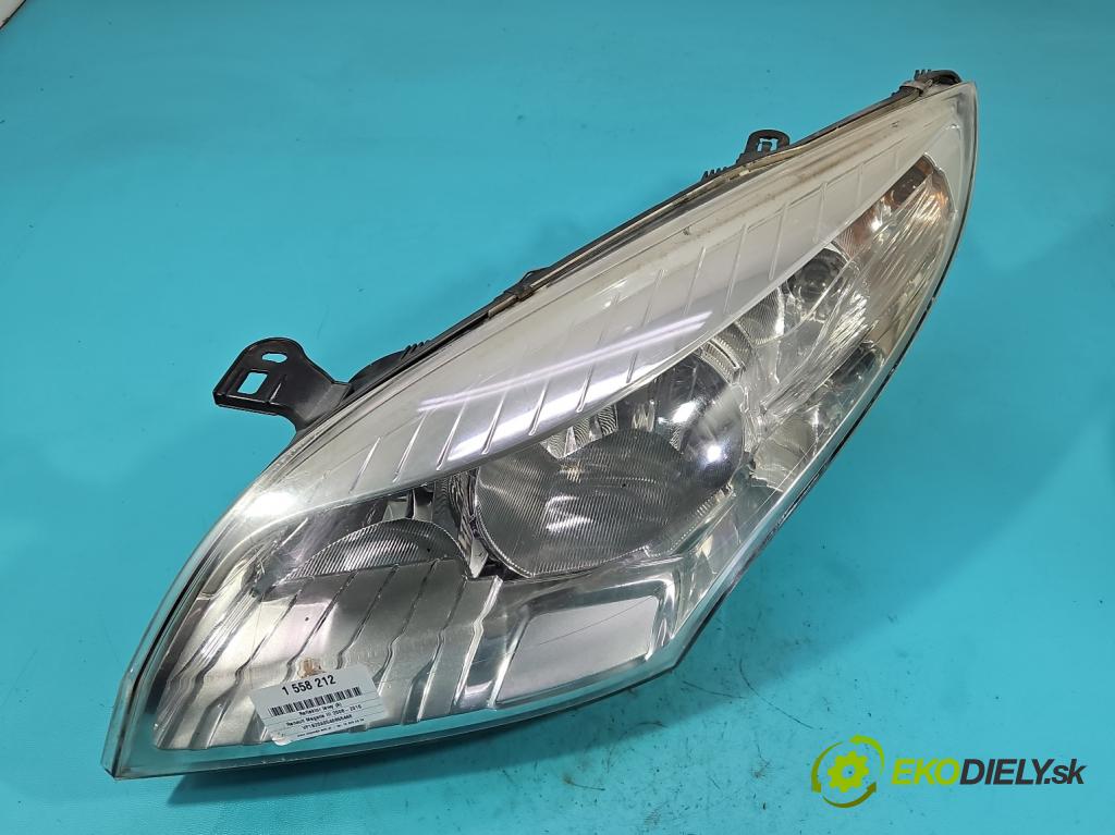 Renault Megane III 2008-2016 1.5 dci 86 HP manual 63 kW 1461 cm3 5- Reflektor: ľavý 260600017R (Kľučka dverí ostatné)