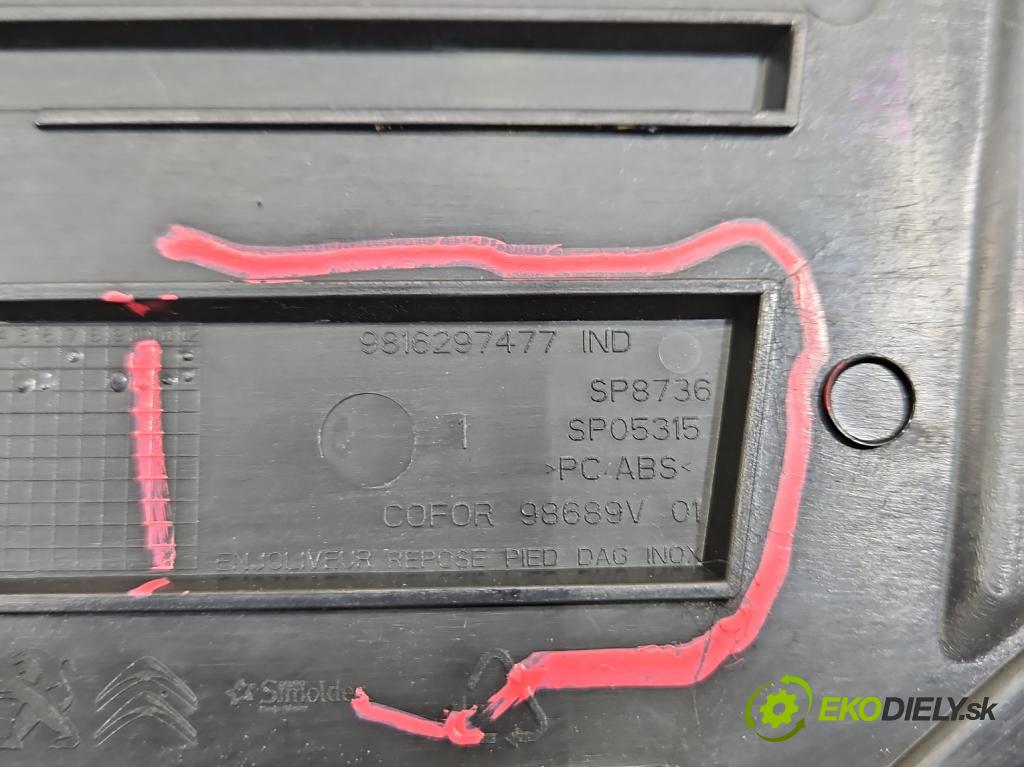 Peugeot 508 II 2018- 1.6 224hp automatic 165 kW 1598 cm3 5- kryt plast 9816297477